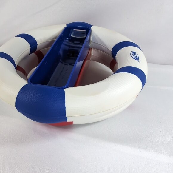 Nintendo Wii NERF 2008 2 Set Racing Wheel Controller Attachment Red Blue White - Picture 15 of 16